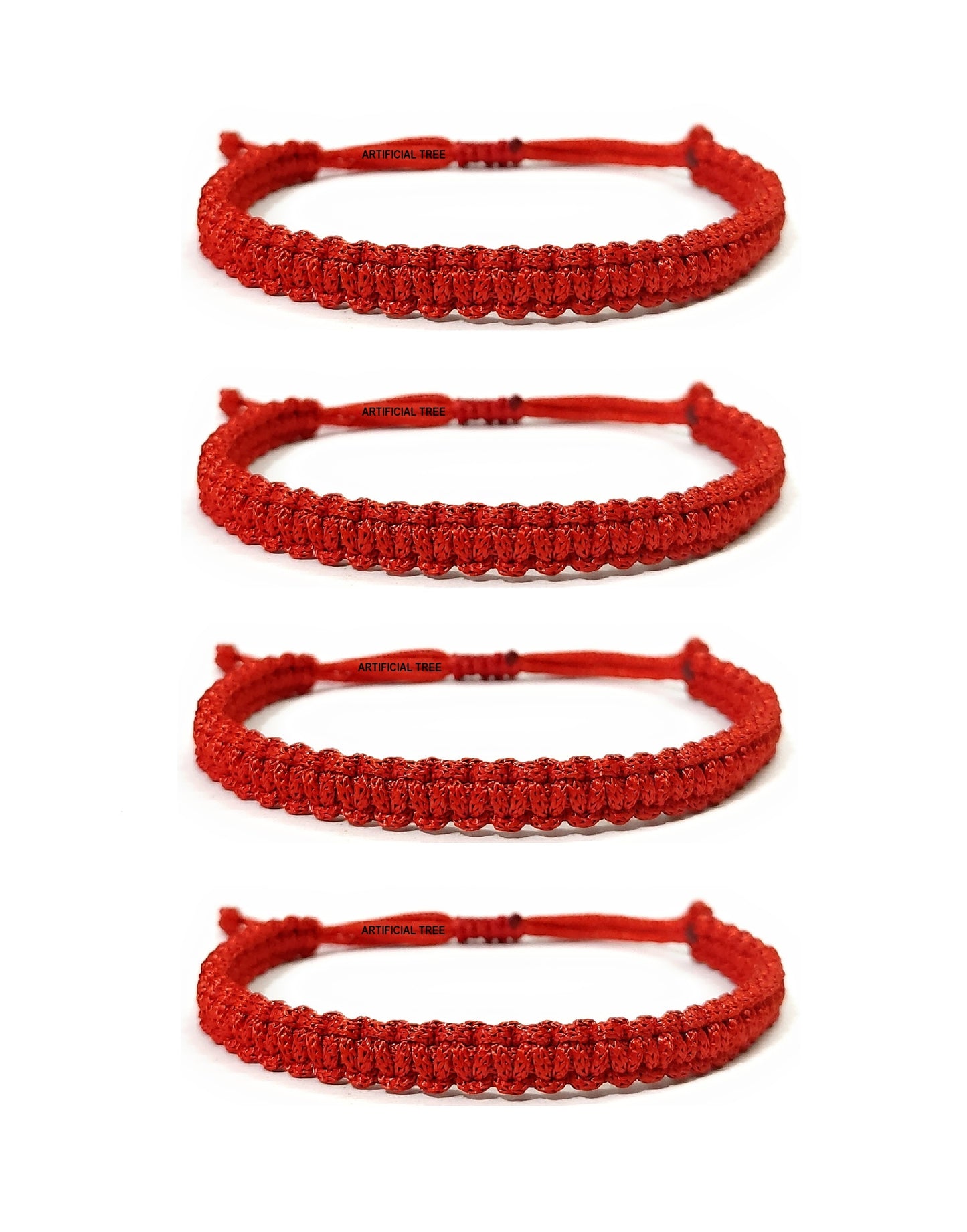 ARTIFICIAL TREE Handmade Nazar Thread Bracelet Adjustable Wristband Friendship Band for Women, Men, Girls & Boys | Nazar Battu | 4 Piece Set (AT GIRLS BRCT 013 -019)