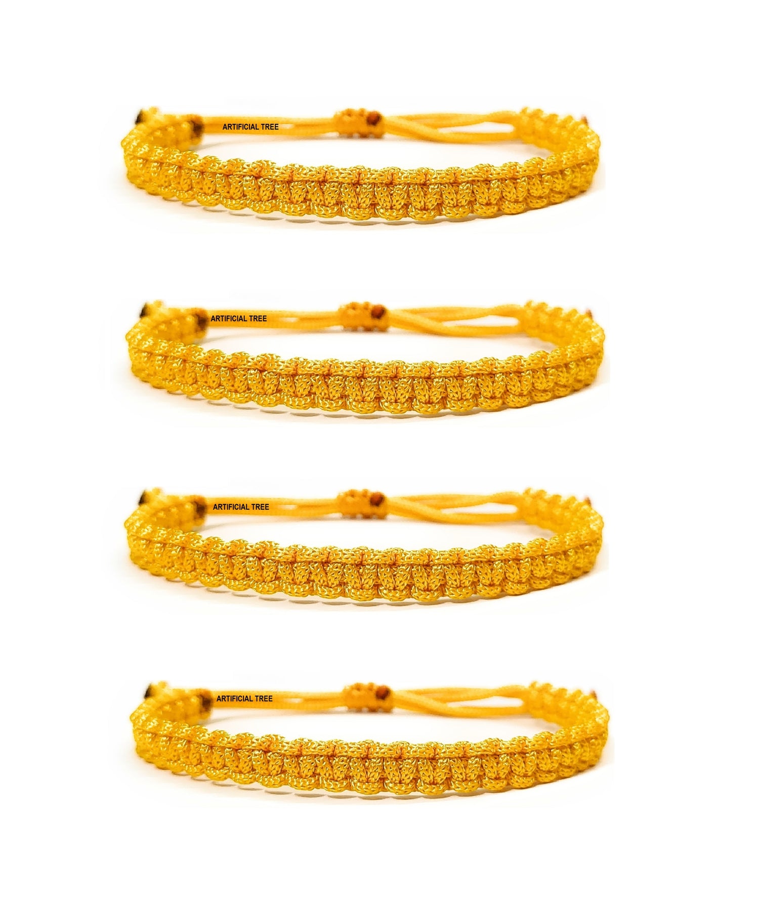 ARTIFICIAL TREE Handmade Nazar Thread Bracelet Adjustable Wristband Friendship Band for Women, Men, Girls & Boys | Nazar Battu | 4 Piece Set (AT GIRLS BRCT 013 -019)