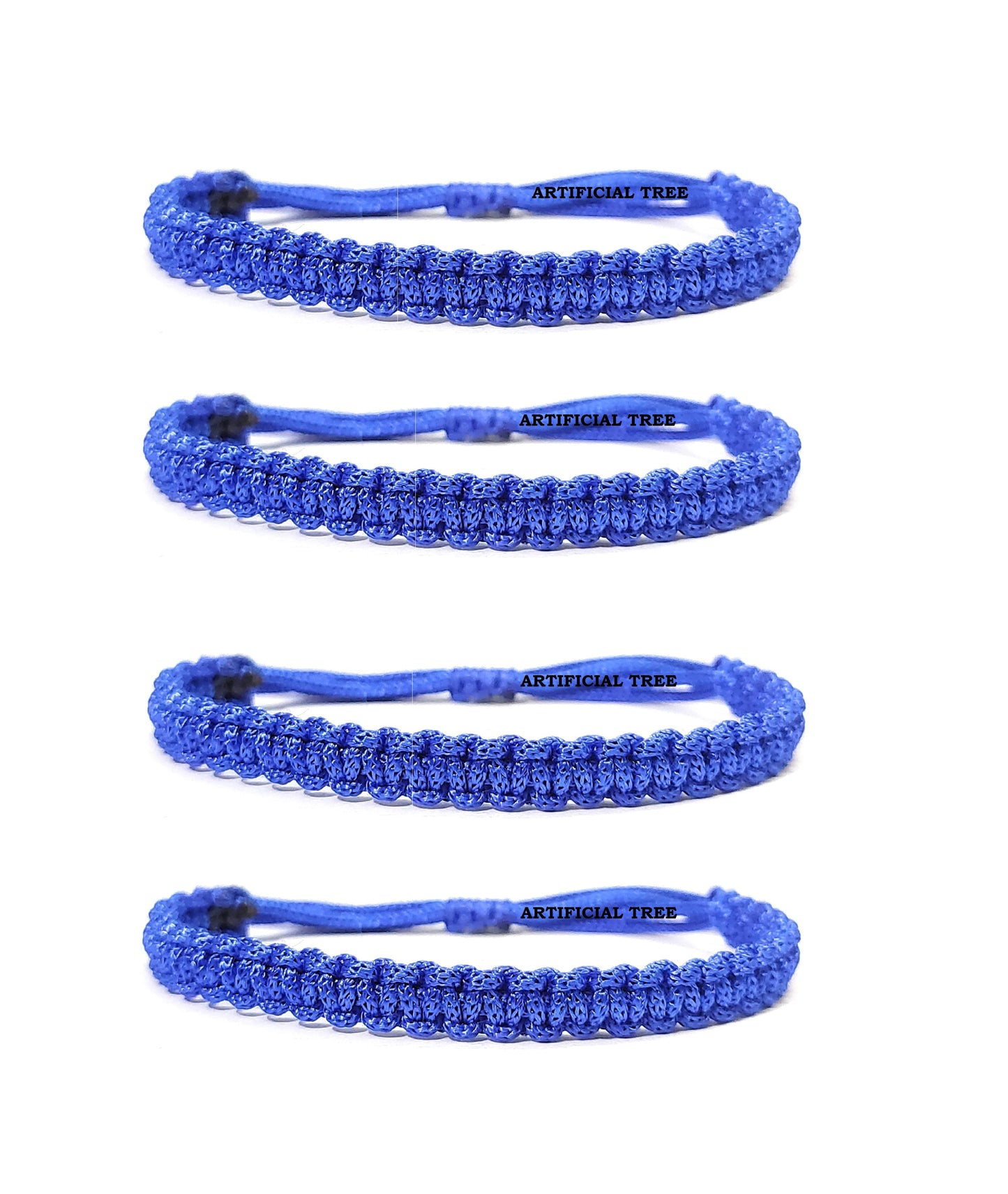 ARTIFICIAL TREE Handmade Nazar Thread Bracelet Adjustable Wristband Friendship Band for Women, Men, Girls & Boys | Nazar Battu | 4 Piece Set (AT GIRLS BRCT 013 -019)